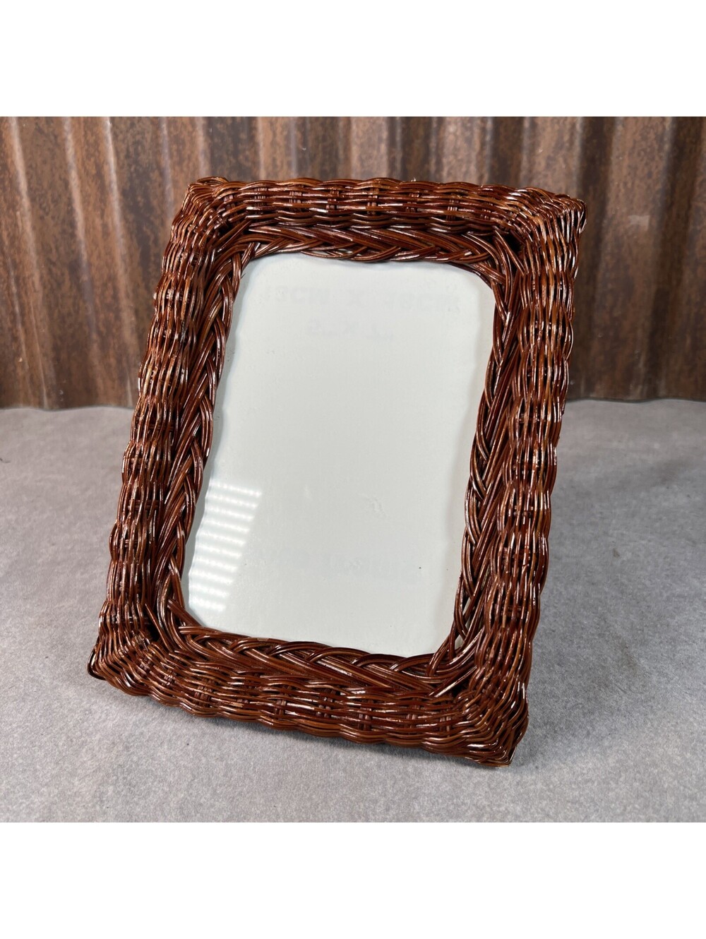 Brown Wicker photo Frame For 5 X 7 Photos - 1290-2N